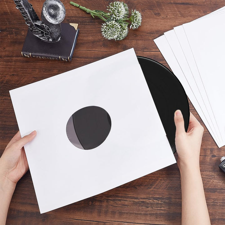 BENECREAT 20 Stück 30cm Vermeiden Statische Aufladung Vinyl-Schallplattenhüllen, Schallplatten-Innen