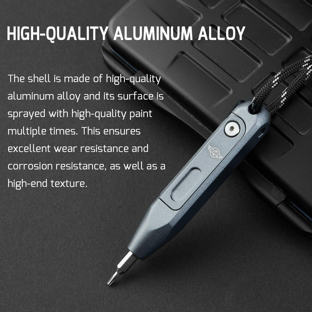 OKNIFE Otacle D1 Mini Präzisions-Schraubendreher-Set, 9 in 1 EDC Multi Bit Taschen-Schraubendreher,
