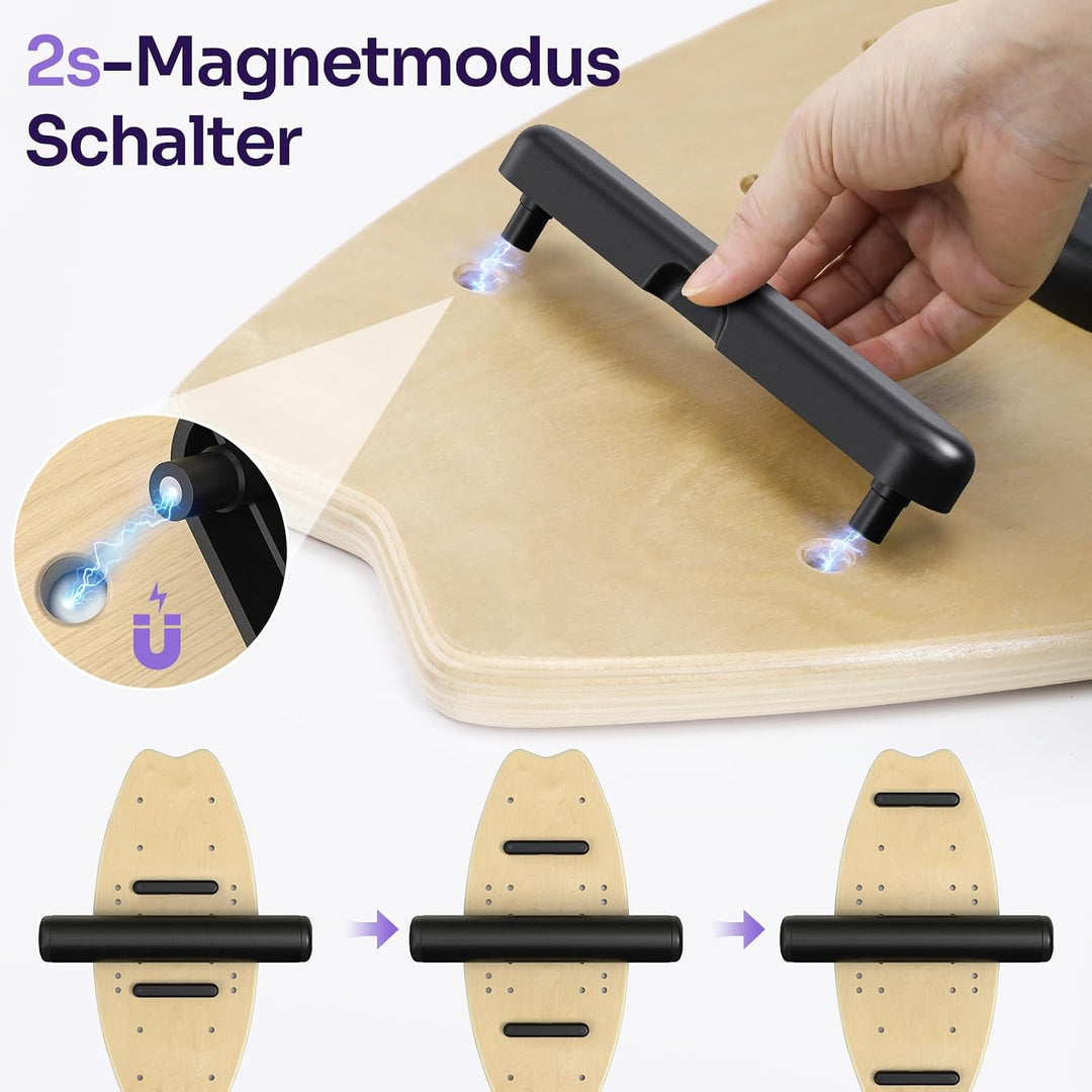 Balance Board Holz: Sportneer Indoorboard Skateboard, Indoor Surfboard Trickboard und Gleichgewichts