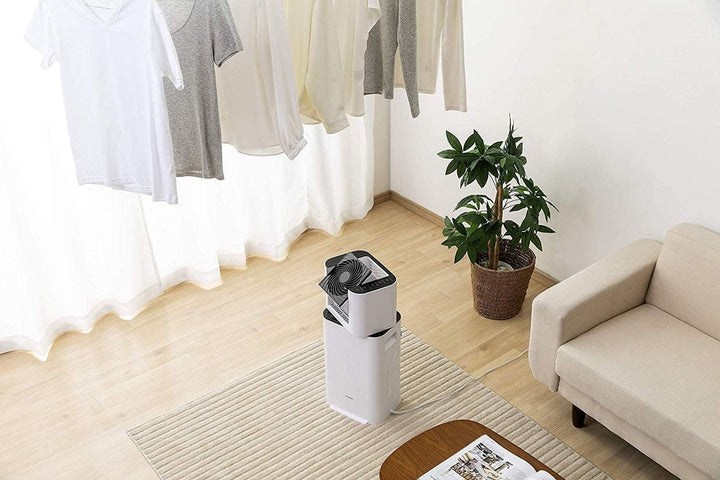 Woozoo, Tragbarer 2-in-1 Luftentfeuchter & oszillierender Ventilator, 21m², 590W, Wassertank 2.5L, T