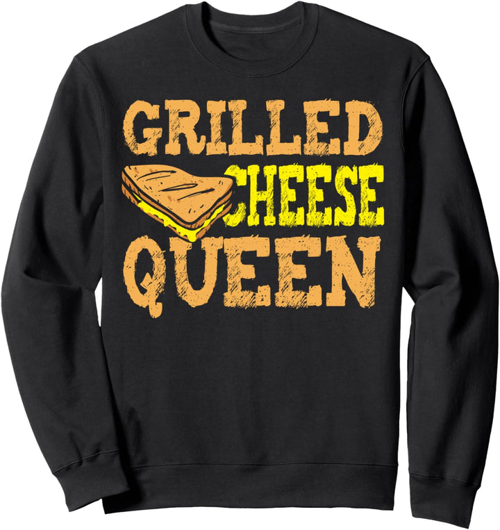 : Grilled Cheese Queen - Käse Sprüche Sweatshirt