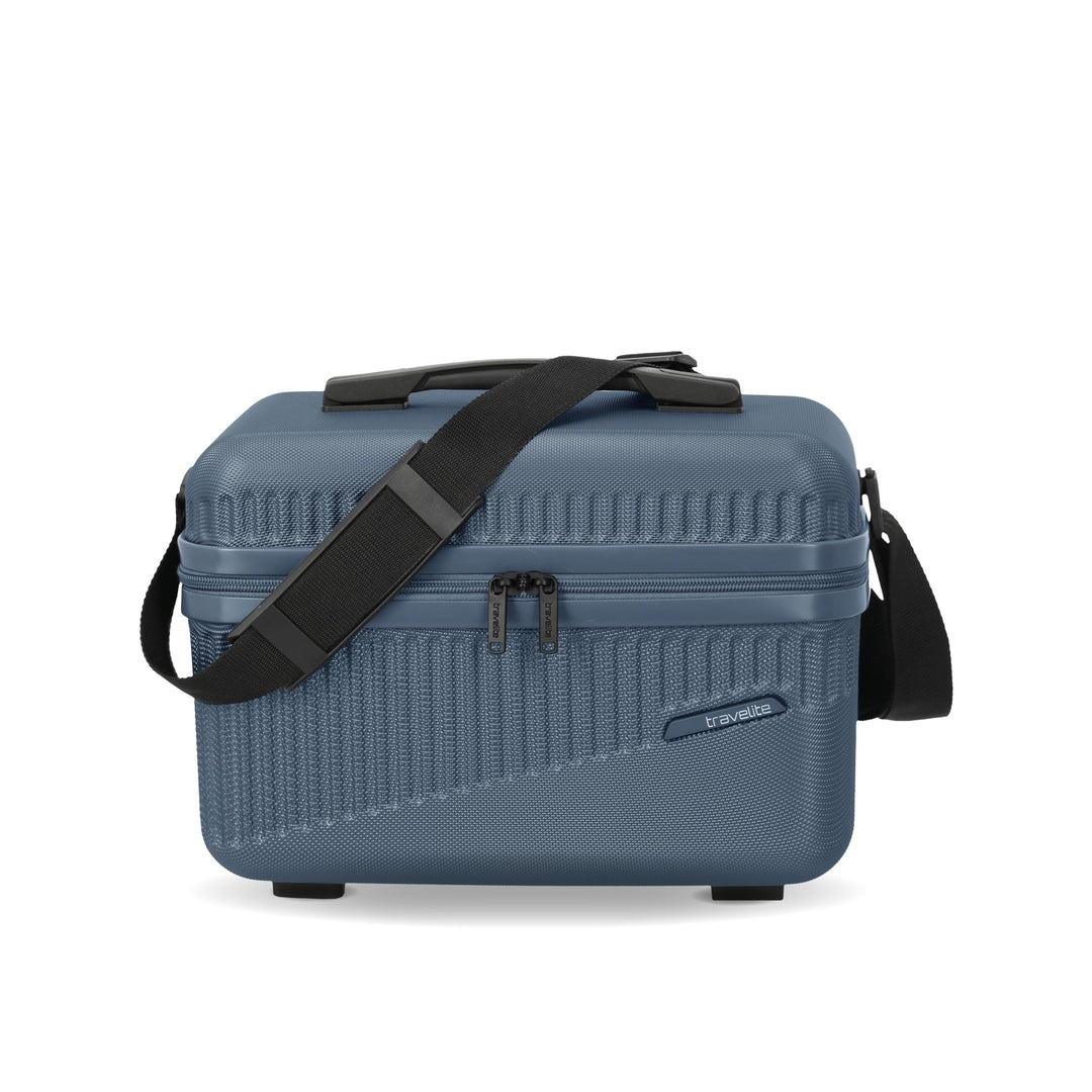 travelite Beautycase Hartschale Handgepäck, Bali, Kosmetikkoffer mit Organizer -und Aufsteckfunktion