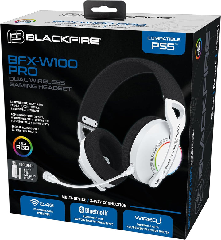 blackfire® Dual Wireless Headset BFX-W100 Pro