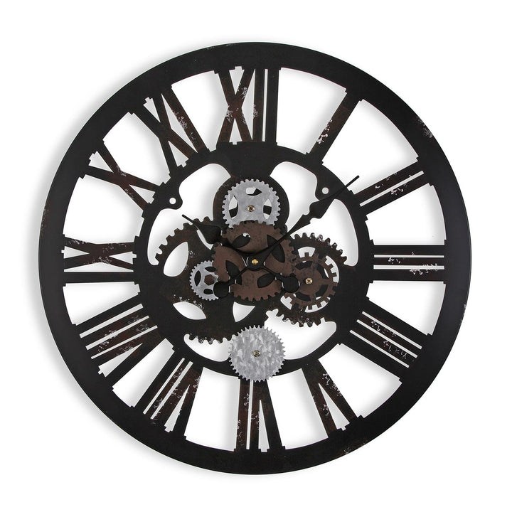 Versa Louisville Dekorative Wanduhr für die Küche, das Wohnzimmer, Esszimmer oder Schlafzimmer, Mass