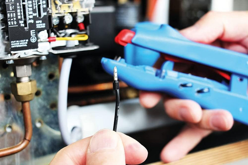 WEICON TOOLS Duo-Crimp No. 300 2er Set | Multifunktions-Abisolierer mit Seitenschneider und Crimpfun