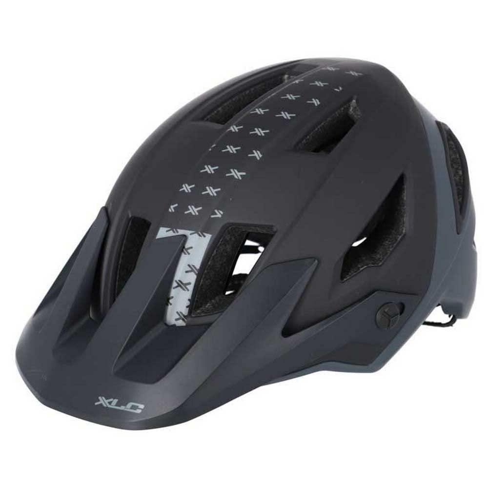 XLC Unisex – Erwachsene Enduro Fahrradhelm 58-62 Schwarz, 58-62 Schwarz