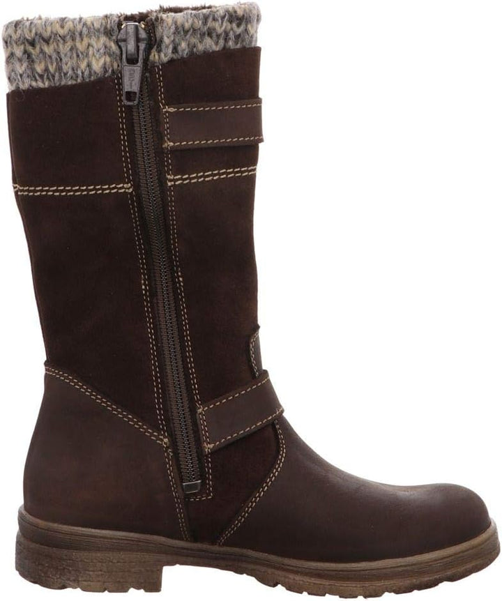 Däumling Marco RV - Alia Mädchen Langschaft Stiefel 28 EU Braun Denver Espresso, 28 EU Braun Denver