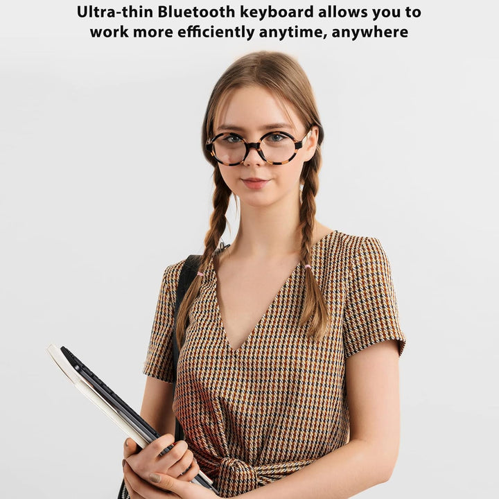 Blackview Universelle Bluetooth-Tastatur für Tablets, kabellose Tastatur, klare taktile Reaktion, en