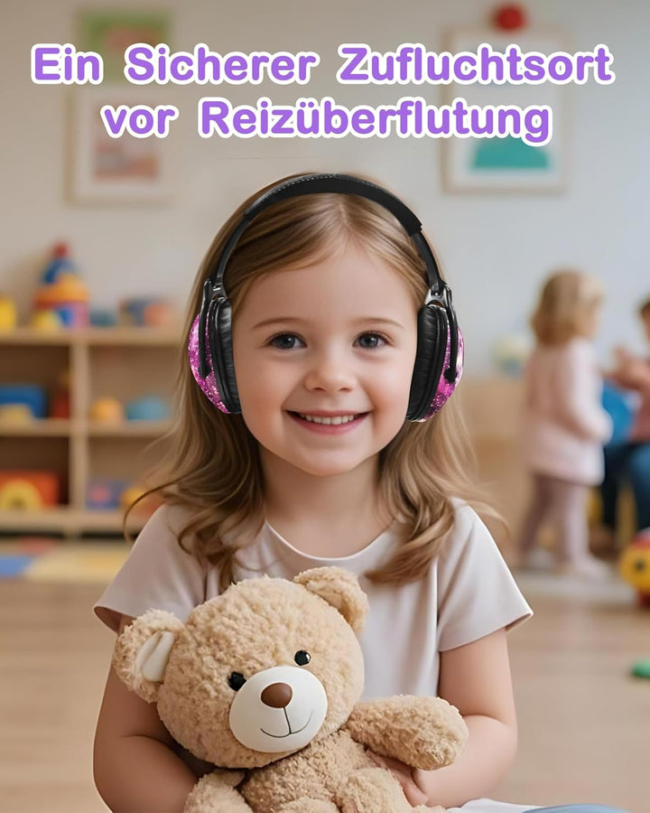 ZOHAN 030 Gehörschutz Kinder, 3-18 Jahre Lärmschutz Kopfhörer Kinder mit Autismus, Passiver Kapselge
