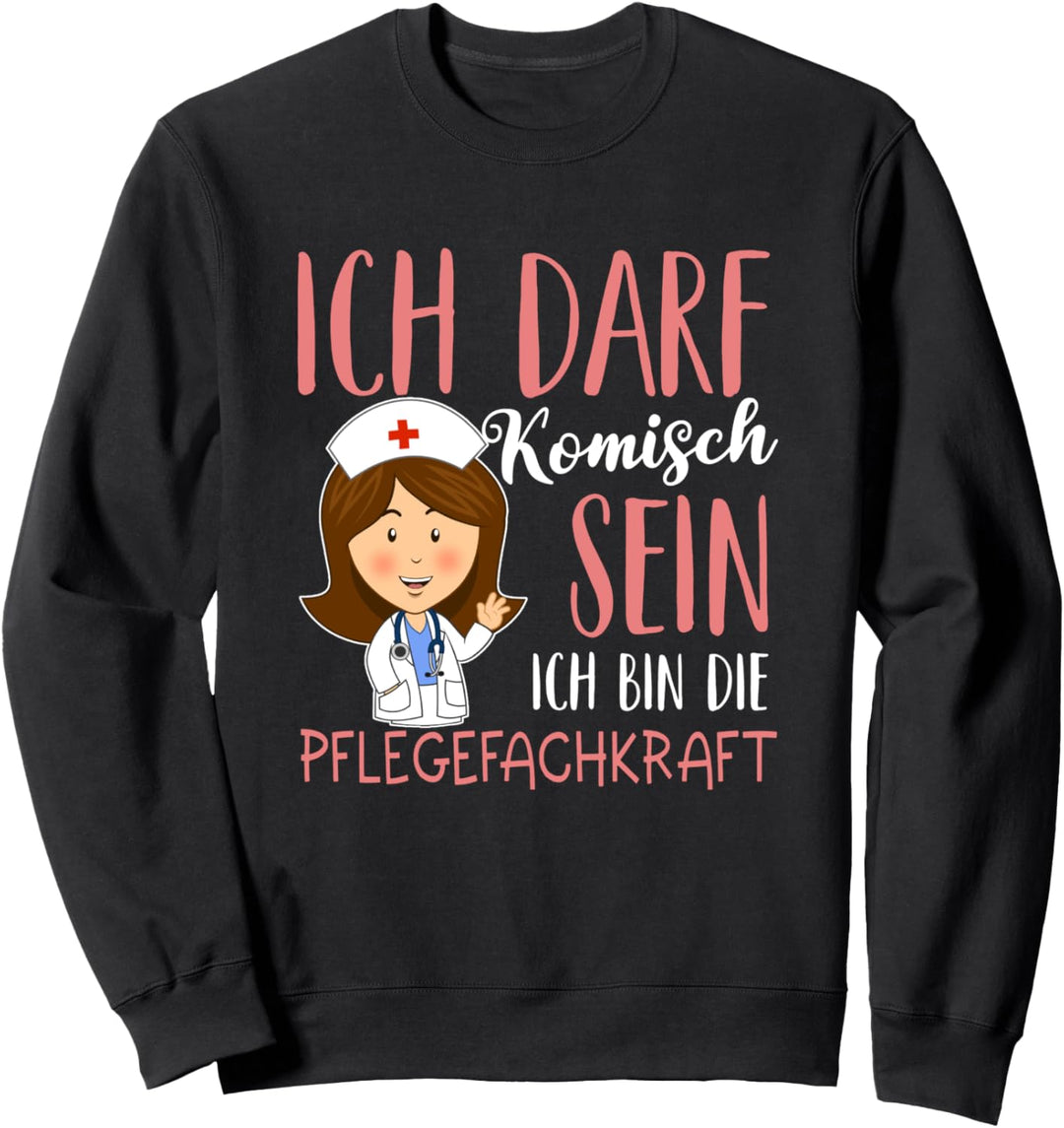 Pflegehelfer & Pflegefachkraft mit Herz aus Leidenschaft Sweatshirt
