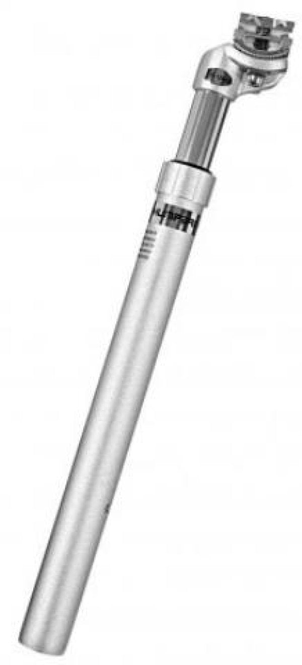 Humpert Unisex – Erwachsene Sattelstütze-2206734600 Teleskop-Sattelstütze, Silber, Einheitsgrösse