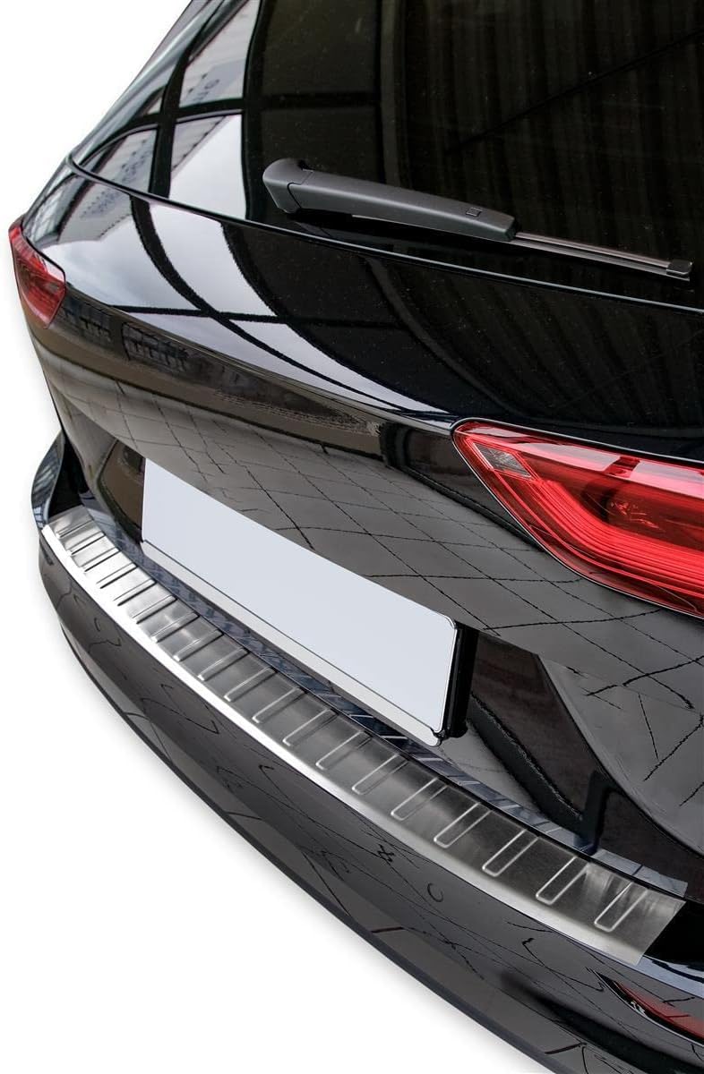 RECAMBO Ladekantenschutz Edelstahl kompatibel für VW Golf 8 Variant | BJ ab 2020 - matt gebürstet mi
