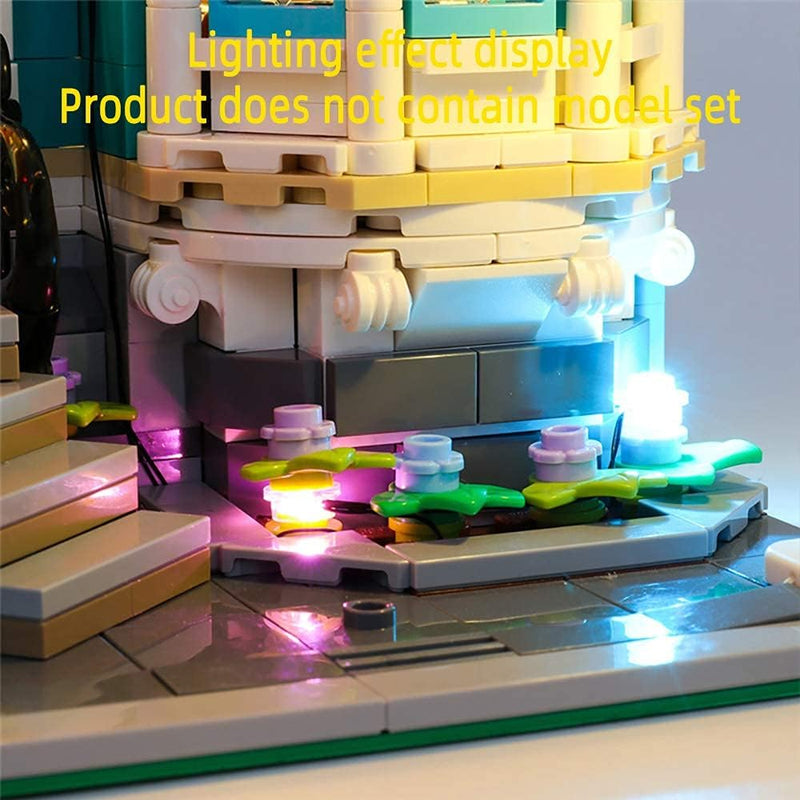 GEAMENT LED-Licht-Set für Creator Expert Bookshop Buchhandlung – Kompatibel mit Lego 10270 Modularba