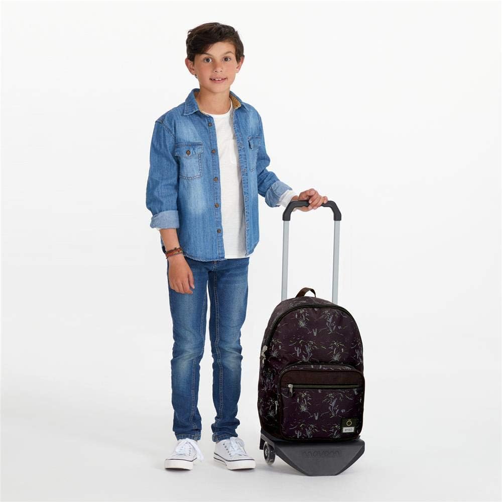 Enso West Rucksack mit Trolley Schwarz 31x42x15 cms Polyester 23.94L Rucksack 44 Trolley, Rucksack 4