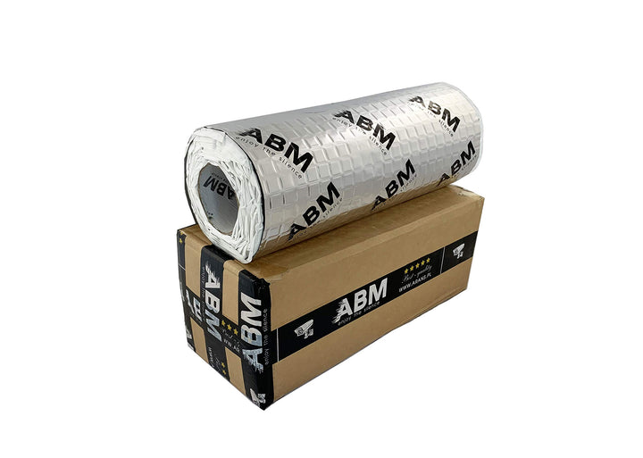 ABM 2 qm ALUBUTYL Globaler Produzent Dämmmatte selbstklebend Anti Dröhn Matte 40 cm x 5 Meter 400x50