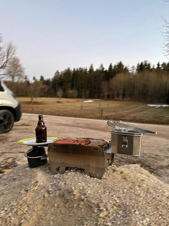 Ablagen (Set) / Seitentische passend für den Skotti Grill