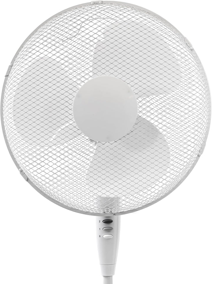 ito electronics ito Standventilator 40 cm Durchmesser weiss-oszillierend + 3 Geschwindigkeiten einst