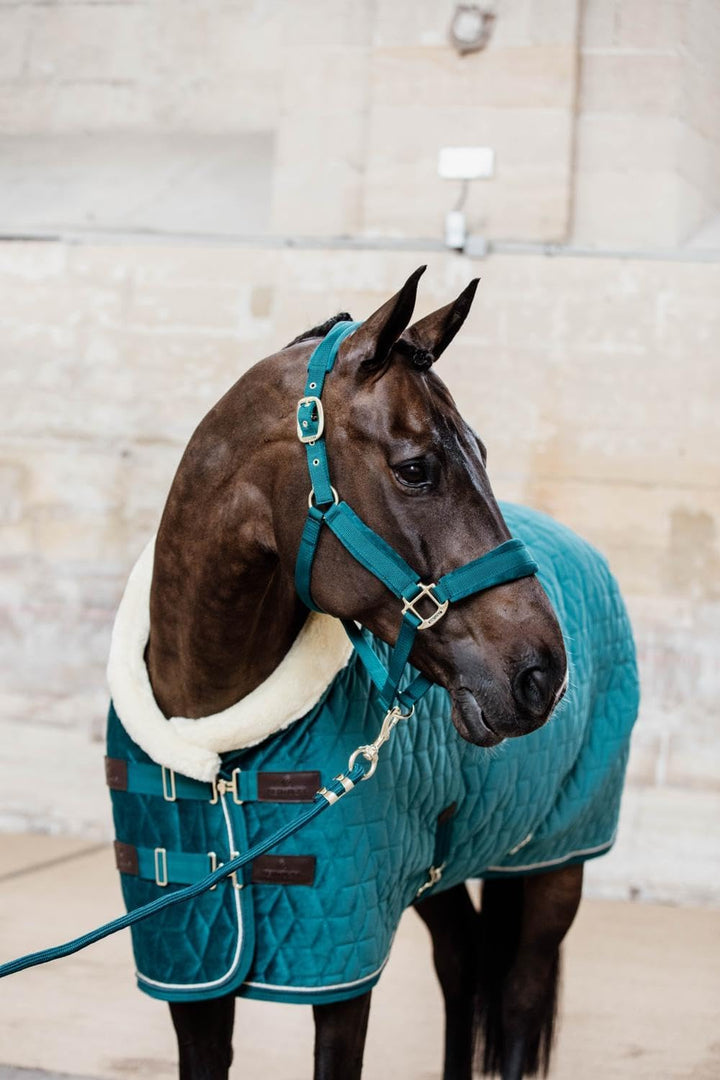 Kentucky Horsewear Show Rug Velvet Turnierdecke, Grösse:155, Farbe:Emerald 155 smaragd, 155 smaragd