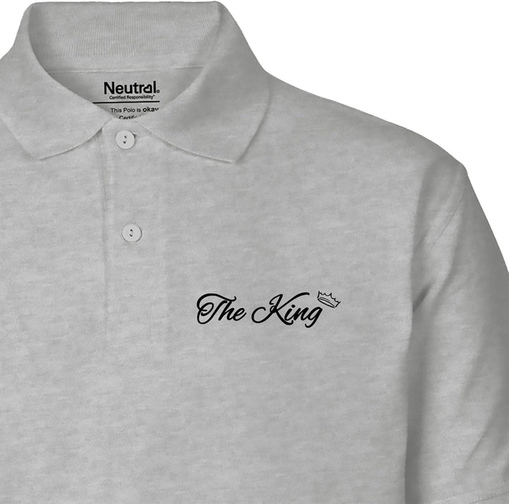 Huuraa Damen Polo Shirt The King Krone Geschenk Grösse XS-XXL Bio Baumwolle Fairtrade The King Gesch