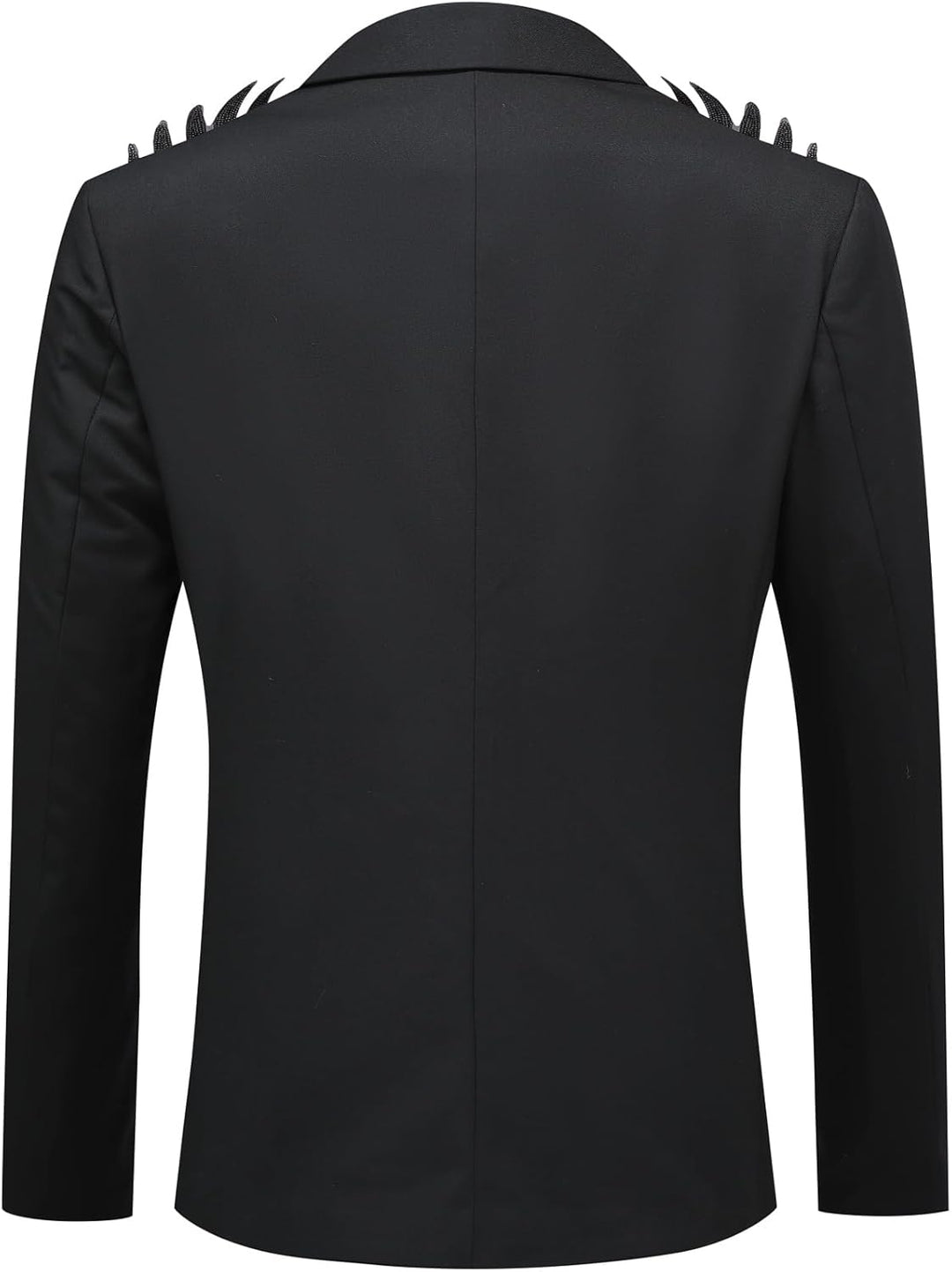 Allthemen Herren Sakko mit Pailletten Smokingjacke Glitzer Bunte Blazer für Party Abschlussball M Bl