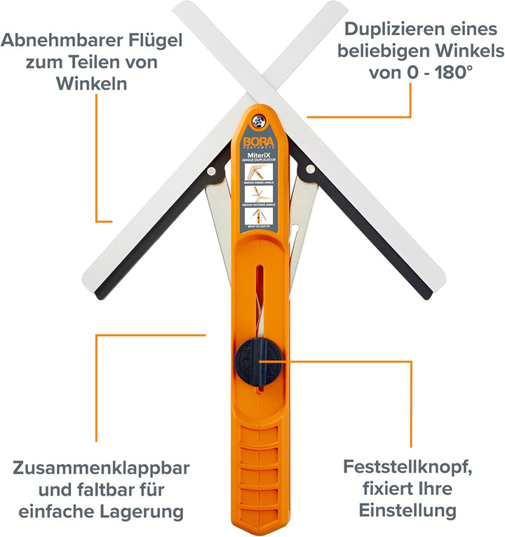 Bora MiteriX Winkel Aluminium Holz Duplikator 530401