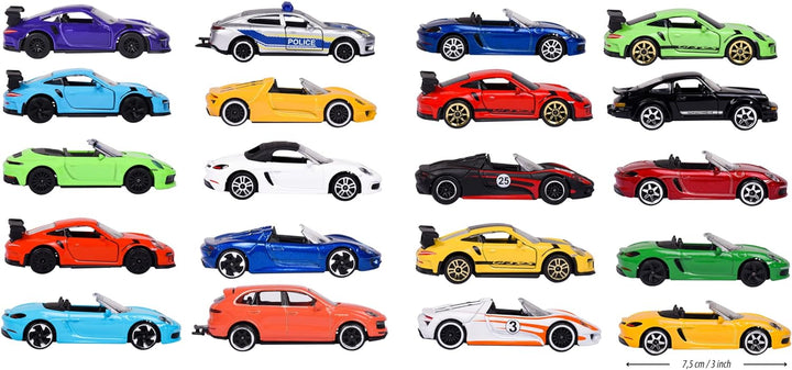 Majorette – Super Chase Center - Parkhaus mit 5 Etagen & Porsche Discovery-Set 20+2 – 22 hochwertige