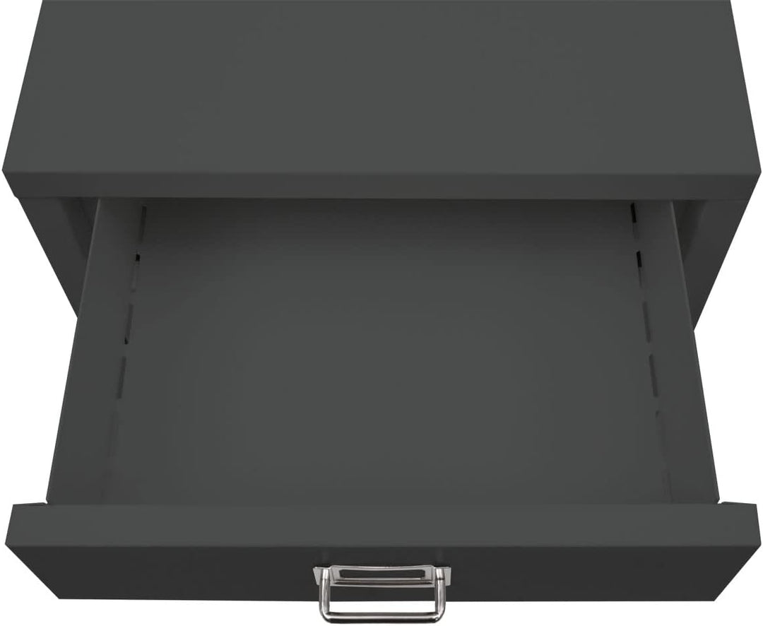 Mendler Rollcontainer HWC-L49, Schubladenschrank Stahlschrank Aktenschrank, Metall 55x40x41cm 4 Schu