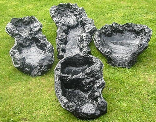 PE Bachlaufelemente Schwarz (S), S