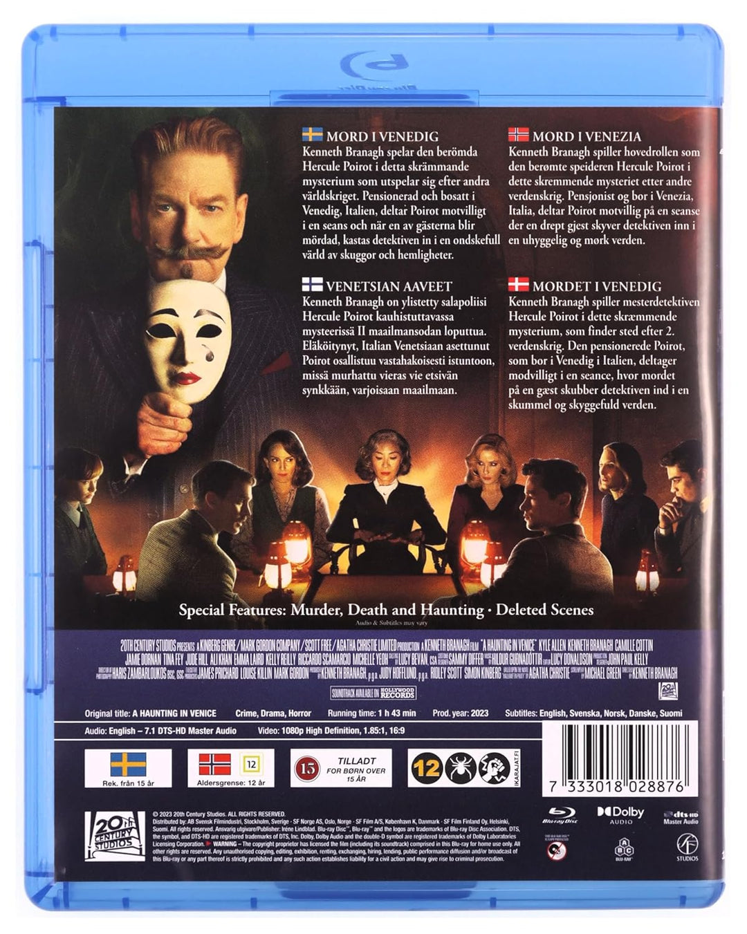 A Haunting in Venice, Blu-ray