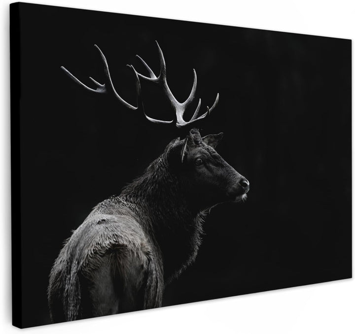 MuchoWow© Bild auf Leinwand Gross 120x80 cm XXL Schlafzimmer Bilder Wand Deko Wohnzimmer Modern Wand