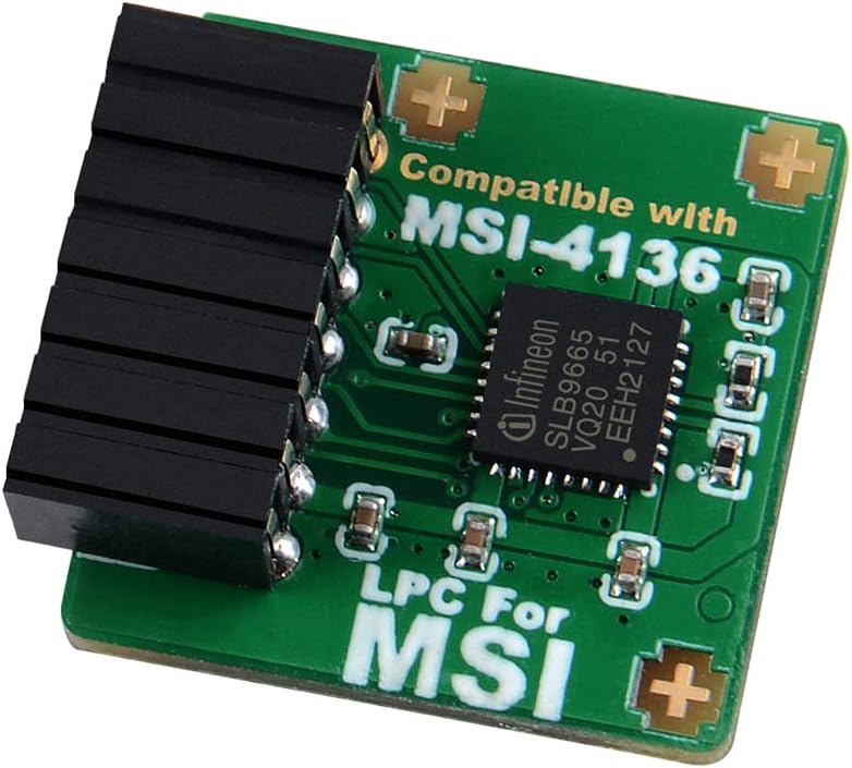 NewHail TPM2.0 Modul TPM LPC 14Pin Modul mit infineon SLB9665 für MSI Motherboard kompatibel mit TPM