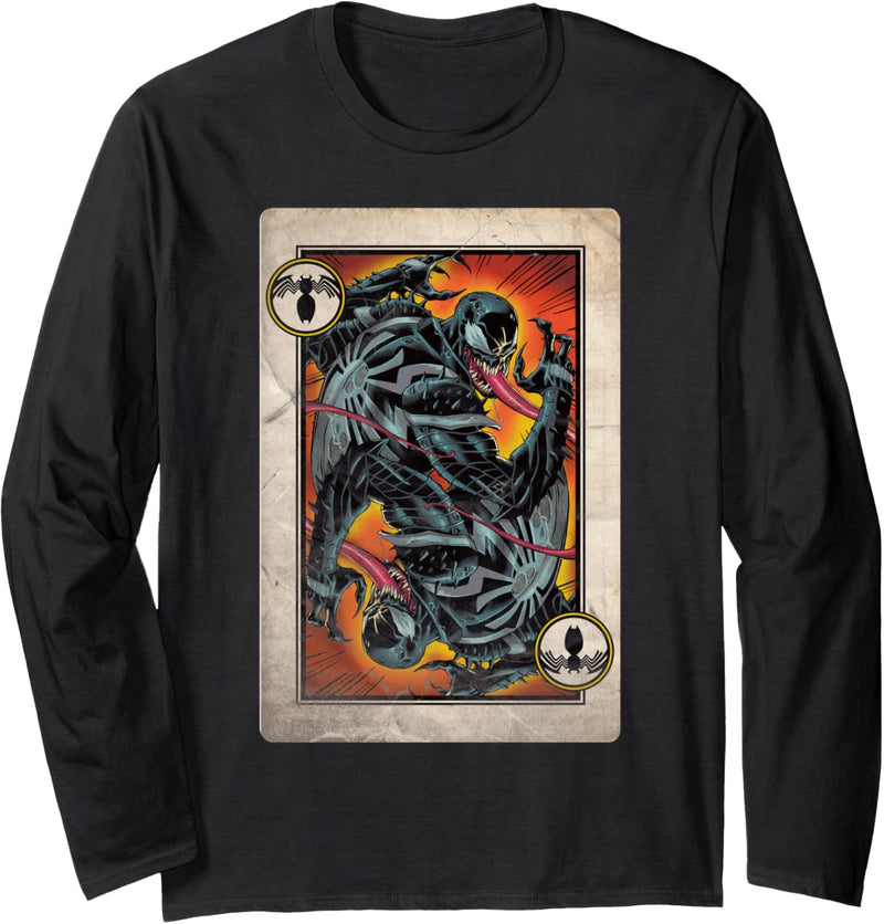 Marvel Venom Double Portrait Card Langarmshirt