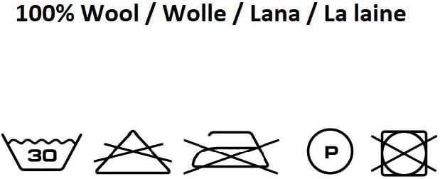 Ger3as Saunahut 100% Wolle Filz Natürlich mit Stickerei für Damen und Herren, Wellness Mütze Premium