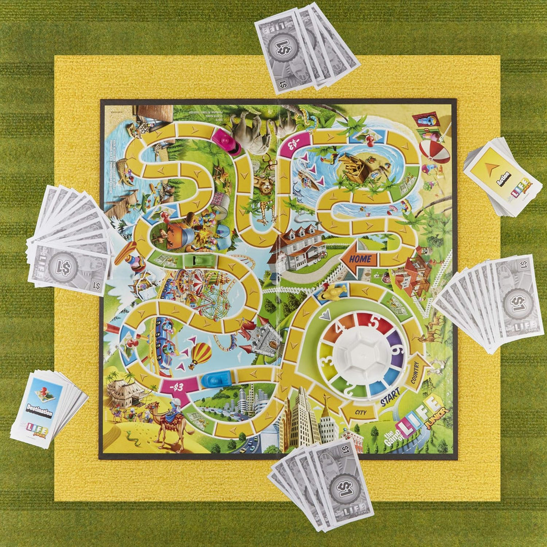 Hasbro Gaming The Game of Life Junior Board Game for Kids from Age 5, Game for 2 to 4 Players, The G