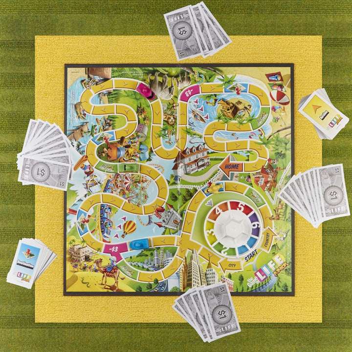 Hasbro Gaming The Game of Life Junior Board Game for Kids from Age 5, Game for 2 to 4 Players, The G