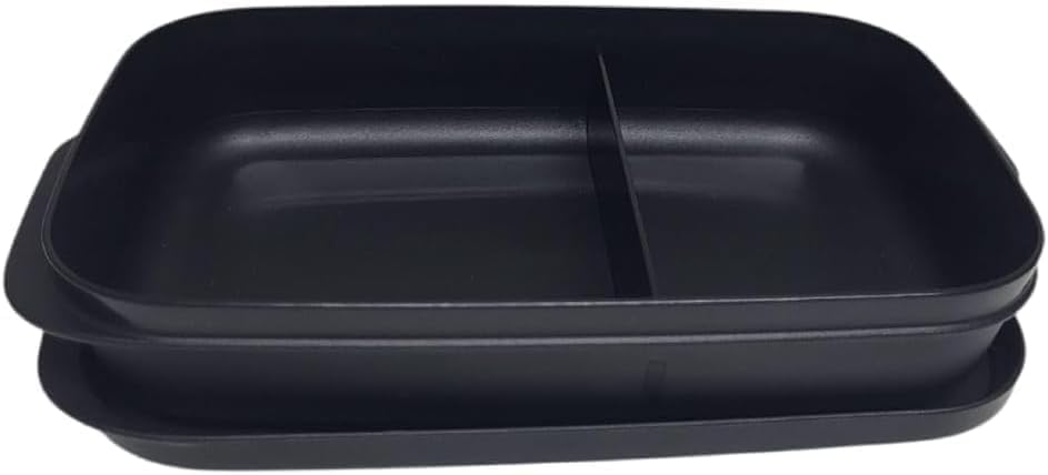 Tupperware to Go Lunchbox Clevere Pause 590ml mit Trennwand Eco+ Schule Brotdose mit Abteilung 590ml