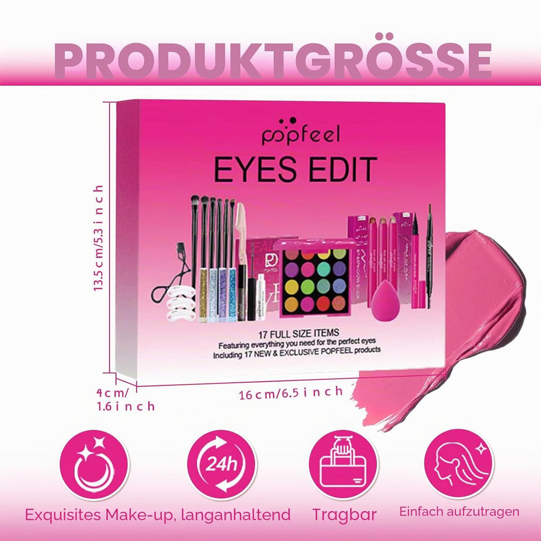RoseFlower Schminke Set Profi Make Up Set Teenager Mädchen Schminkkoffer Kosmetische Makeup Paletten