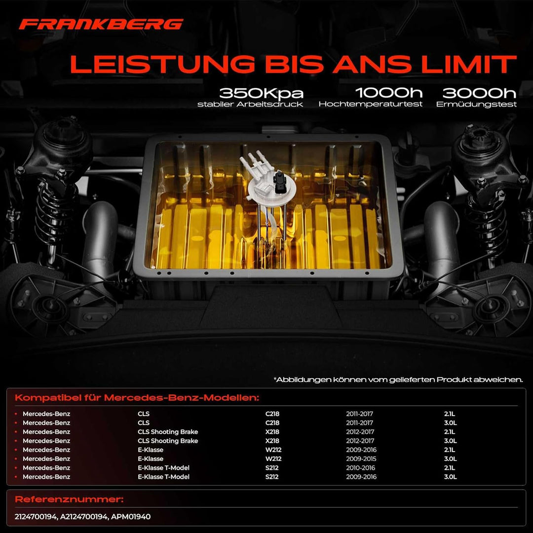 Kraftstoffpumpe Dieselpumpe für C218 X218 CLS 220 CLS 250 CLS 350 W212 S212 E220 E300 E250 2.1L 3.0L