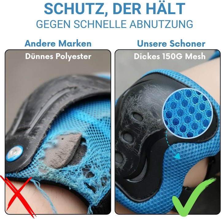 Liebkern Knieschoner Kinder Schoner Inliner Kinder Knieschützer Inliner Kinder Protektoren Set Schüt