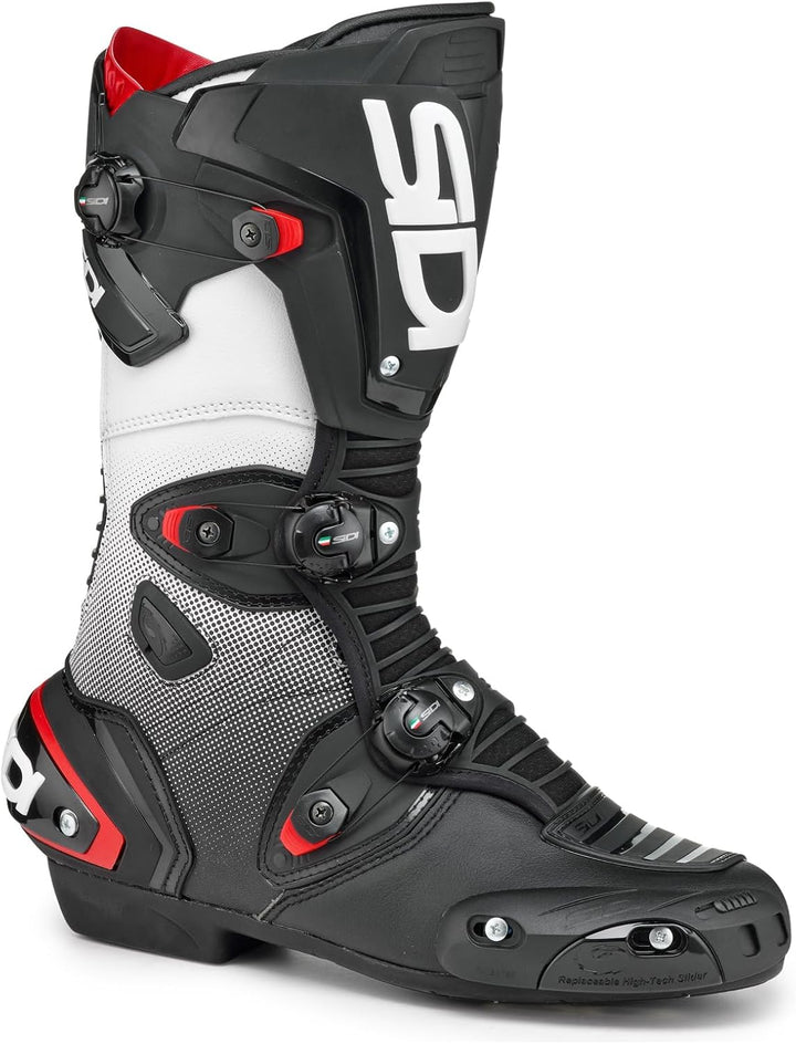 Sidi Herren Mag-1Onroad shoes 43 EU Black White, 43 EU Black White