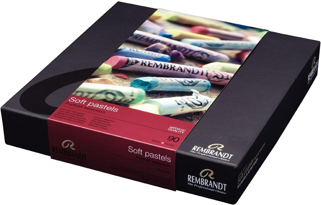 REMBRANDT Soft Pastel Professional Set 90 Farben (Full Size - Portrait)