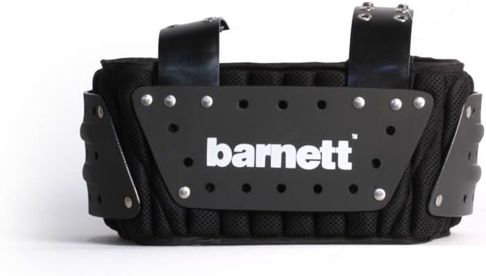 BARNETT MBP-01 American Football Rippen- und Rückenschutz, Farbe schwarz, L