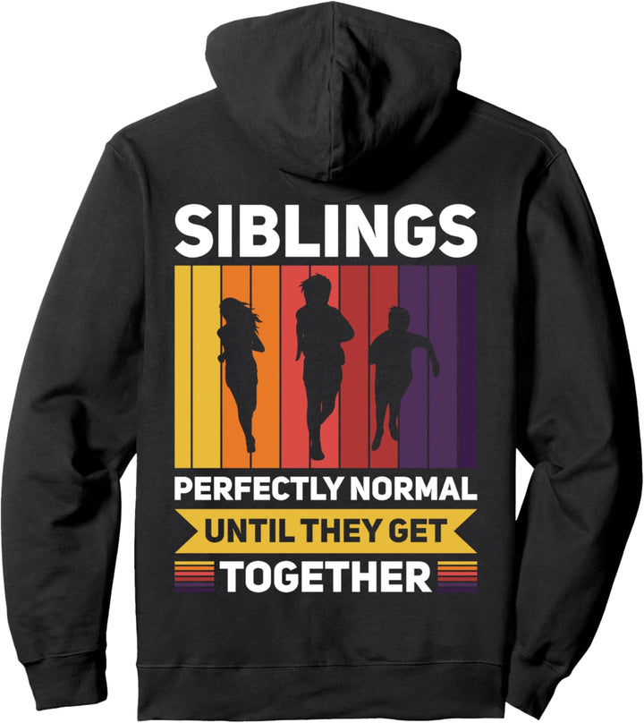 Geschwister Partnerlook Bruder Schwester Together Pullover Hoodie