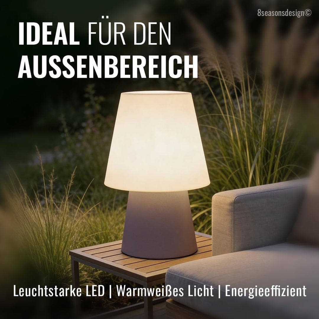 Light Life Leuchtobjekt Lampe "Taupe" 60 cm (LED) Indoor & Outdoor