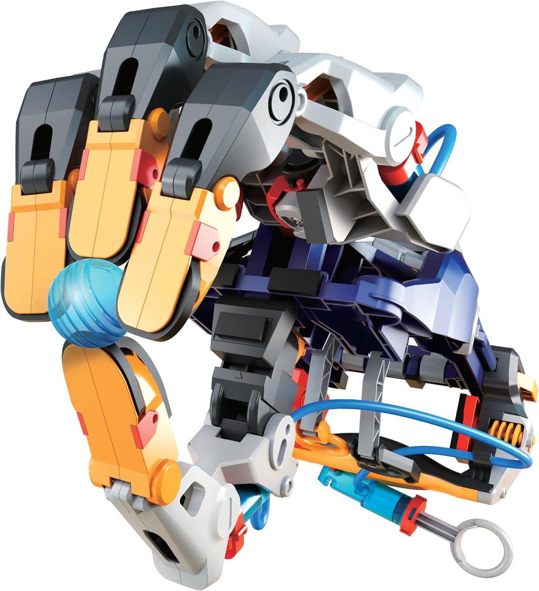 CONSTRUCT & CREATE 79252 Hydraulische Cyborg-Hand Bausatz – Batterieloses STEM-Wissenschafts-Spielze