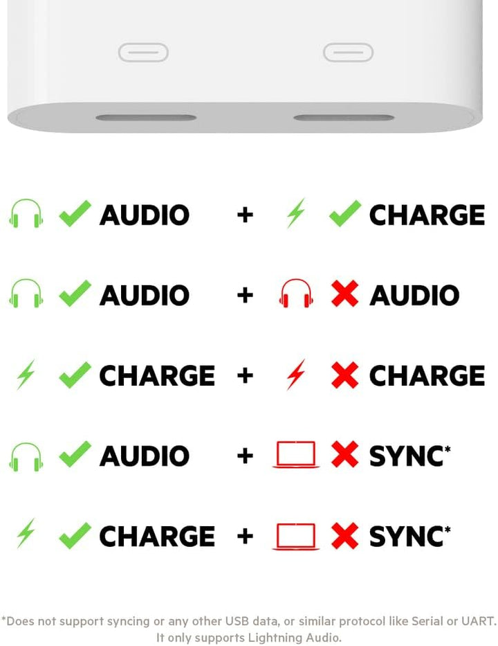 Belkin Rockstar Lightning-Audio- und Ladeadapter & Audiokabel mit Lightning Connector, 0,9 m/3,5 mm