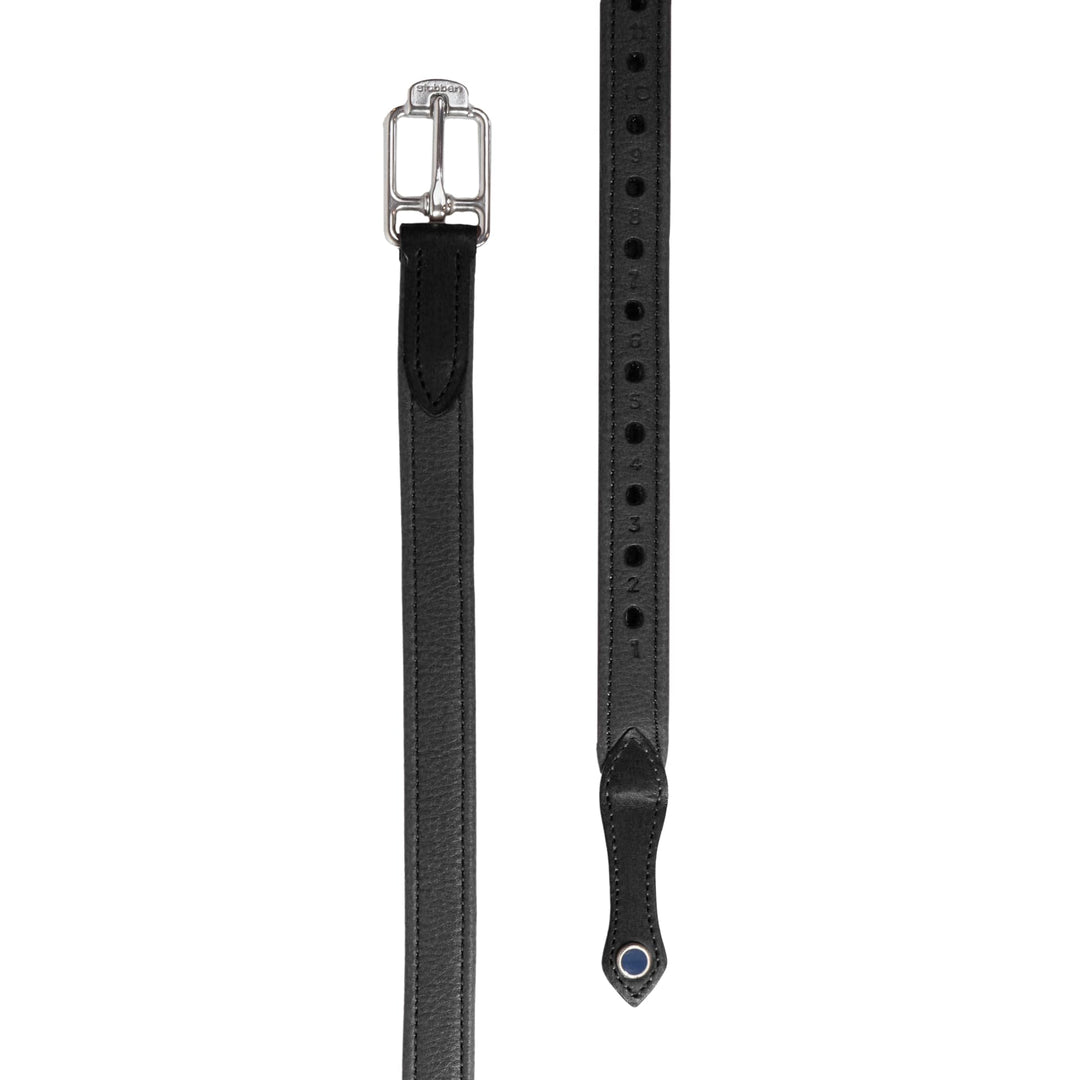 Stübben Steigbügelriemen de Luxe Schwarz XL (160cm), Schwarz XL (160cm)