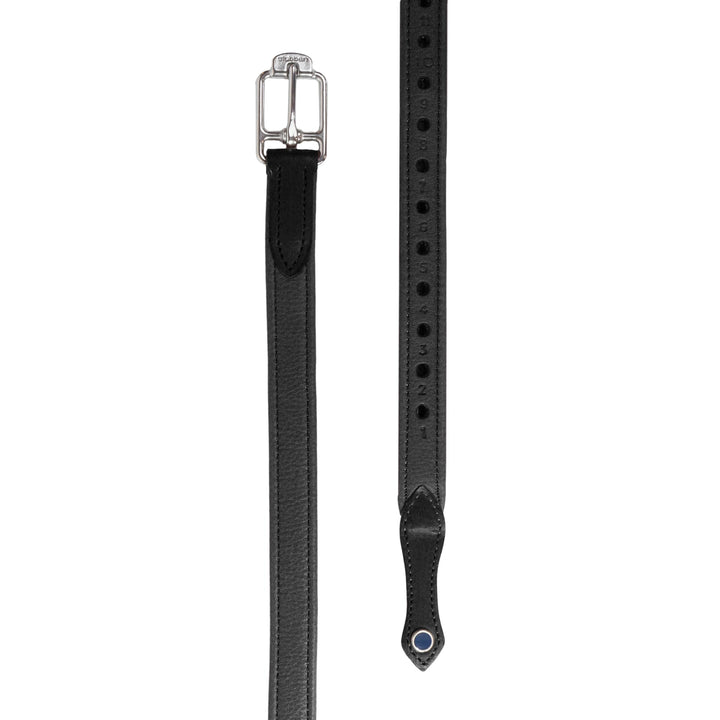 Stübben Steigbügelriemen de Luxe Schwarz XL (160cm), Schwarz XL (160cm)