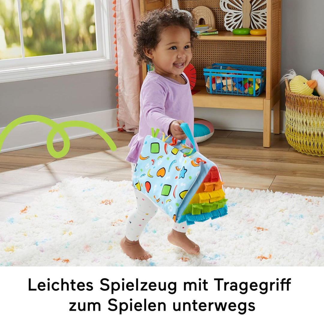 FISHER-PRICE Kick & Play Soft Piano - Weiches und tragbares Pianospielzeug, mitwachsendes Design, bu