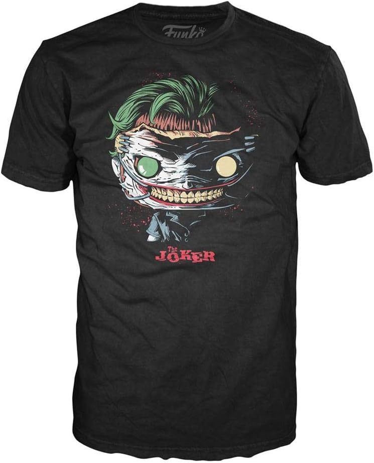 Funko - Pop & Tee DC Comics The Joker Exclusive M Action-Puppen, Mehrfarbig (135420)
